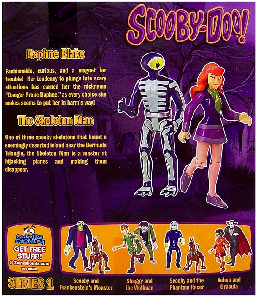 Daphne様 リクエスト 6点 まとめ商品 Scooby Doo Daphne and the Skeleton Man Action Figures 5